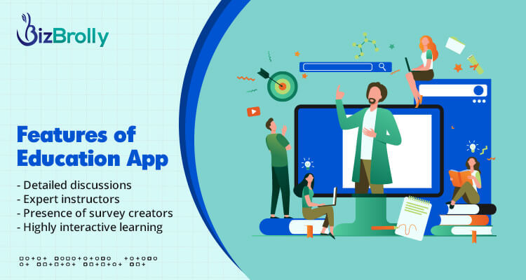 features of educational app