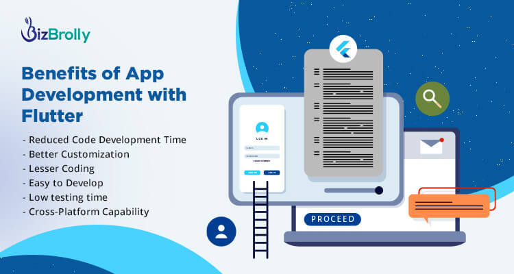 Benefits of app development with Flutter